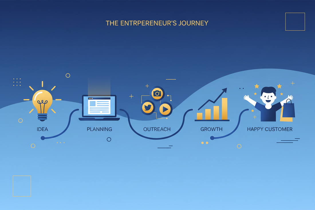 De l'Idée au Client : Le Parcours Digital de l'Entrepreneur Moderne