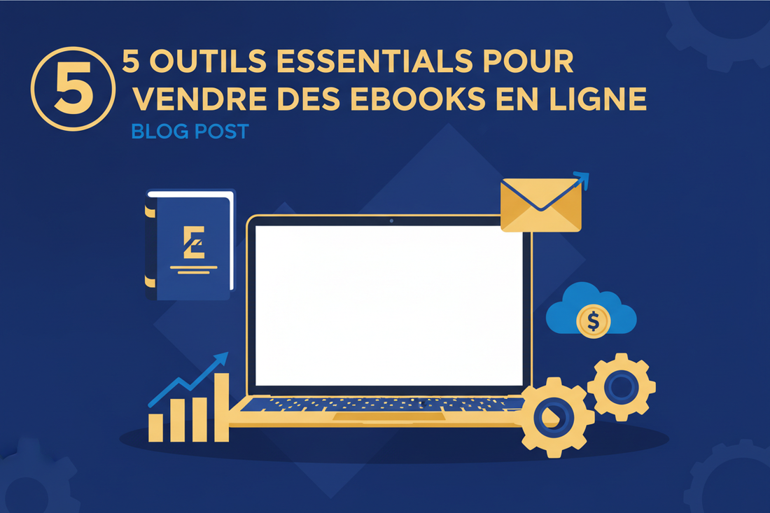 Les 5 outils indispensables pour vendre des ebooks en ligne