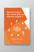 Couverture ebook trouver des clients réseaux sociaux