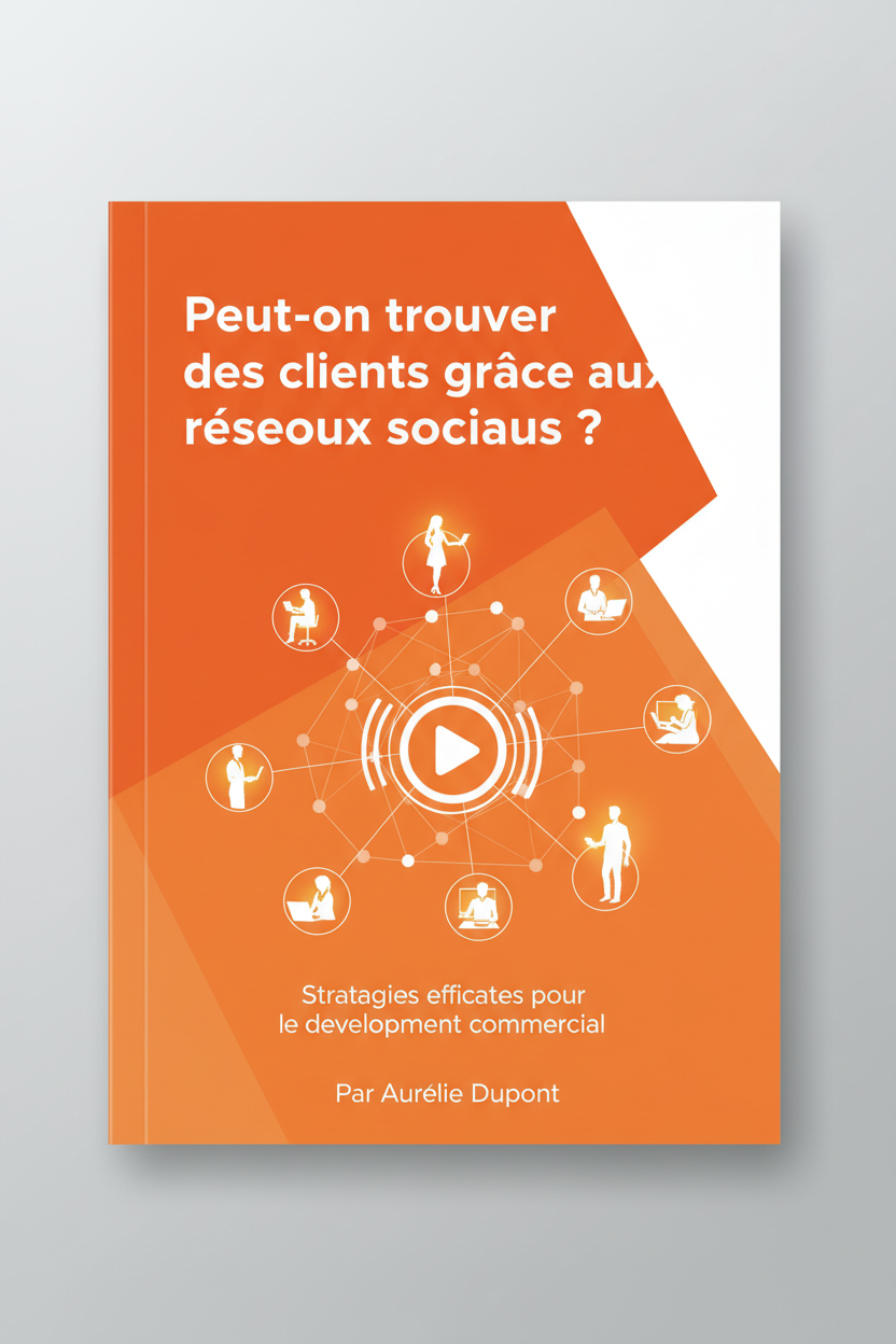 Couverture ebook trouver des clients réseaux sociaux